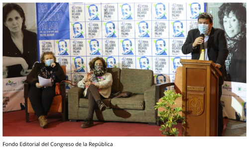 Presentaci&oacute;n del libro Mapa etnogr&aacute;fico del textil artesanal en el Per&uacute; en la Feria del Libro Ricardo Palma