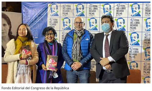 Presentaci&oacute;n del libro Mujeres de qallwa en la Feria del Libro Ricardo Palma