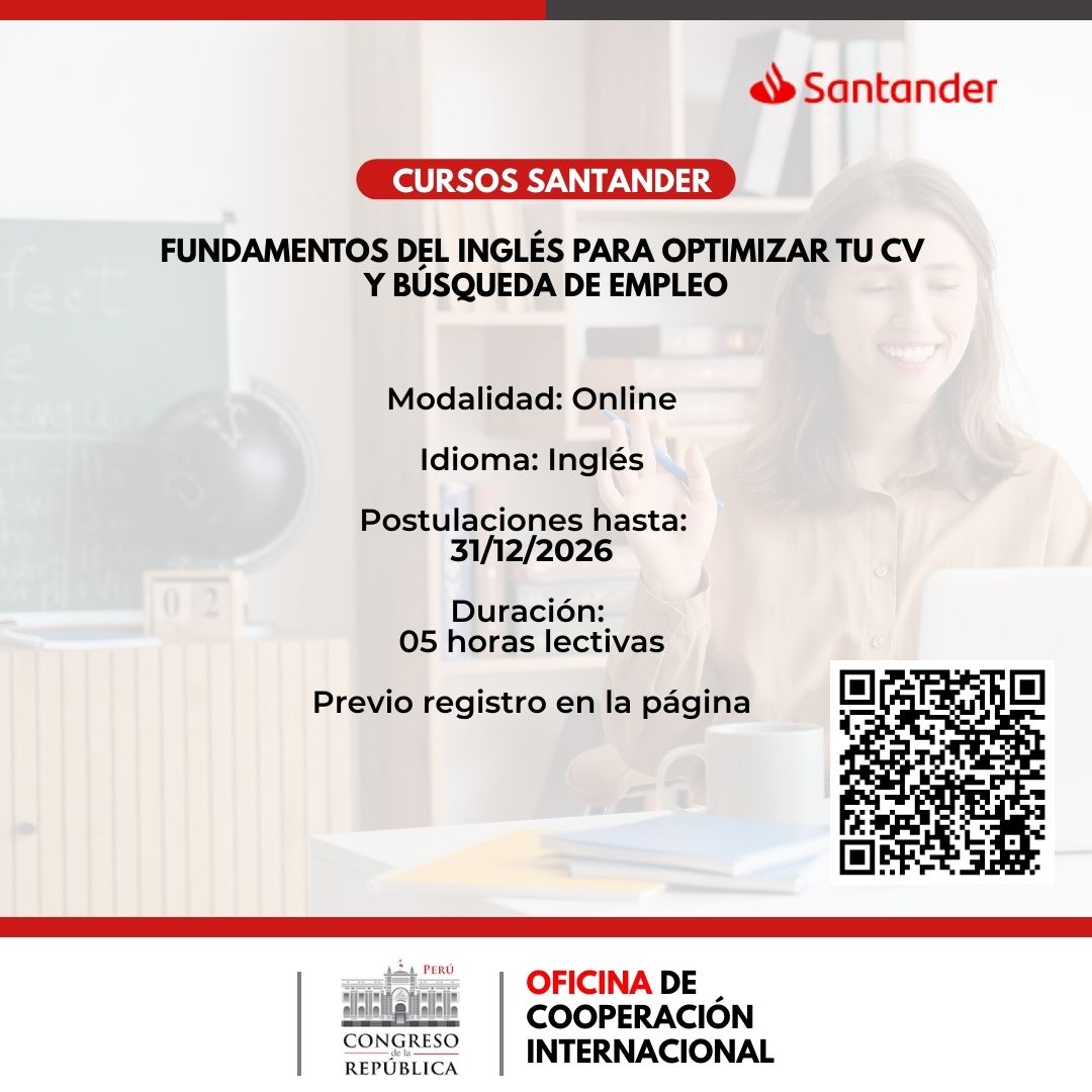 Imagen y enlace al detalle del curso: Fundamentos del ingl&eacute;s para optimizar tu CV y b&uacute;squeda de empleo