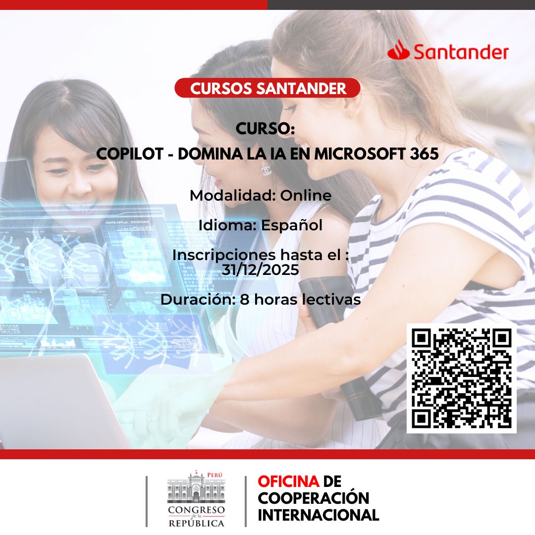 Enlace al curso Copilot - Domina la Inteligencia Artificial en Microsoft 365