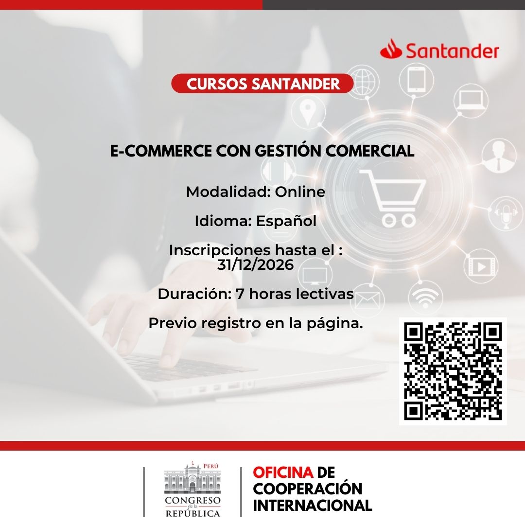 Imagen y enlace a los detalles del curso: E-commerce con Gesti&oacute;n Comercial