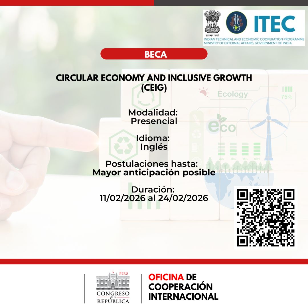 Imagen y enlace para acceder a los detalles del curso de Econom&iacute;a circular y desarrollo inclusivo