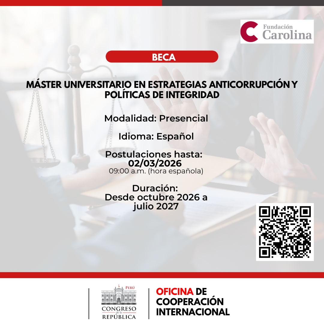 Imagen y enlace para acceder a la informaci&oacute;n completa del programa: M&aacute;ster Universitario en Estrategias Anticorrupci&oacute;n y Pol&iacute;ticas de Integridad 
