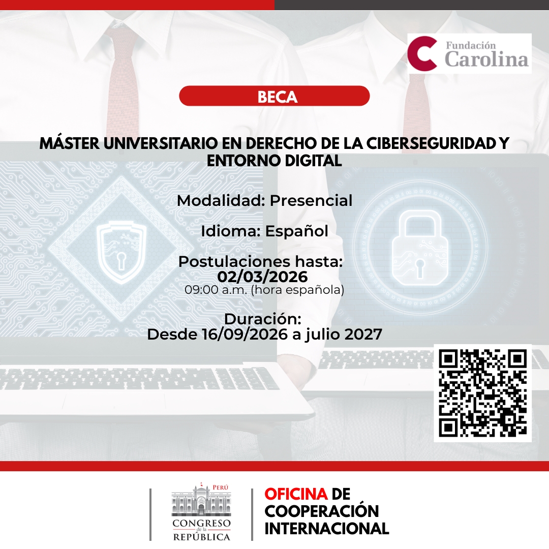 Imagen y enlace para acceder a la informaci&oacute;n completa del programa: M&aacute;ster Universitario en Derecho de la Ciberseguridad y Entorno Digital