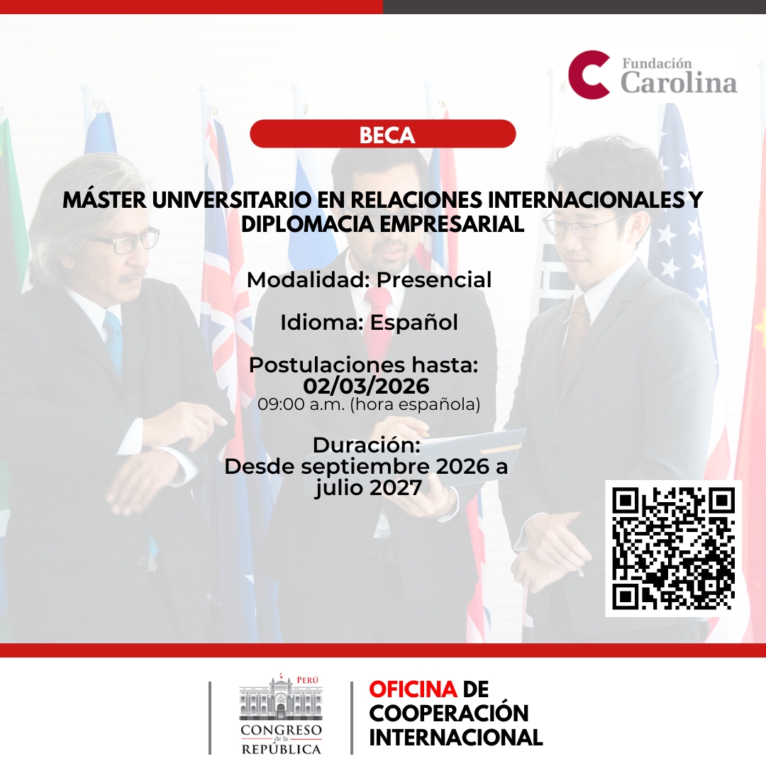 Imagen y enlace para acceder a la informaci&oacute;n completa del programa: M&aacute;ster Universitario en Relaciones Internacionales y Diplomacia Empresarial