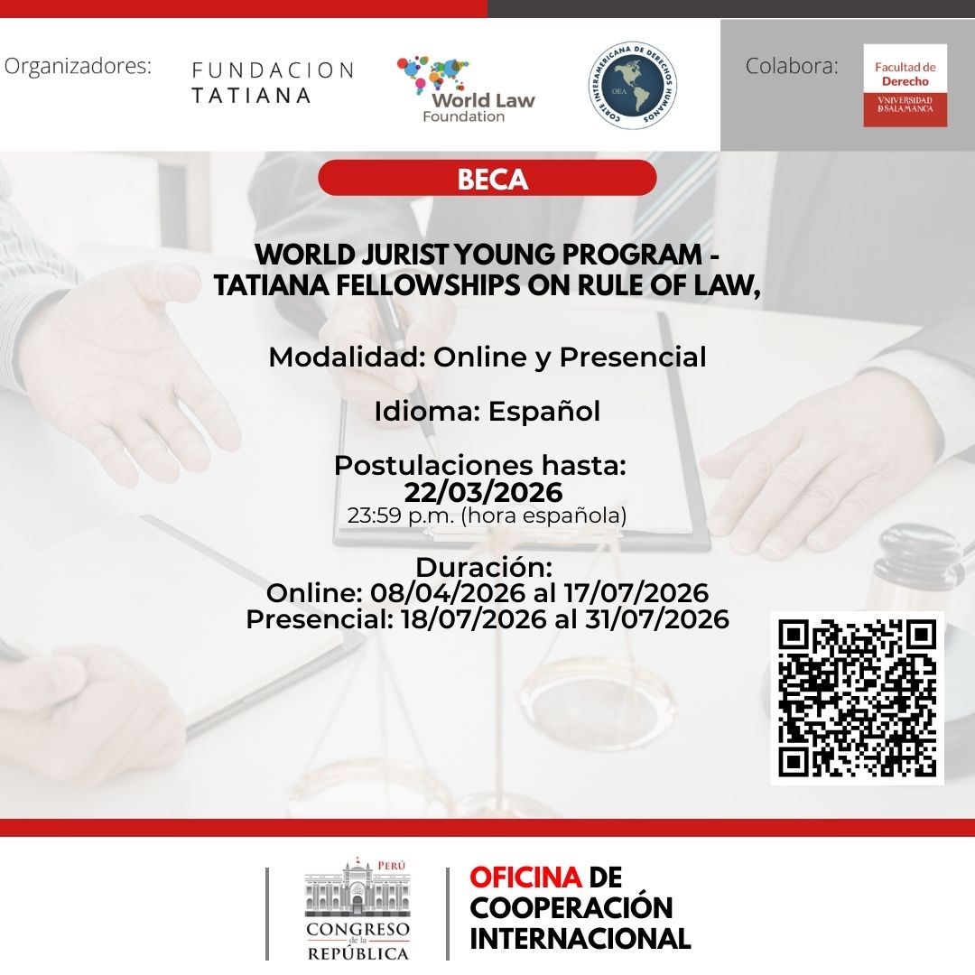 Imagen y enlace al detalle del programa: World Jurist Young Program