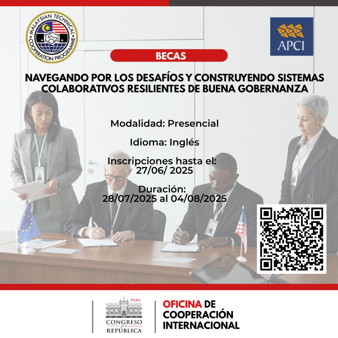 Imagen y enlace con el detalle de la beca Construyendo sistemas colaborativos de buena gobernanza