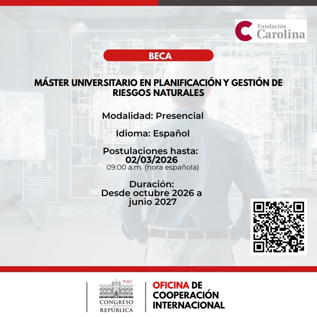 Imagen y enlace al detalle del programa: M&aacute;ster Universitario en Planificaci&oacute;n y Gesti&oacute;n de Riesgos Naturales