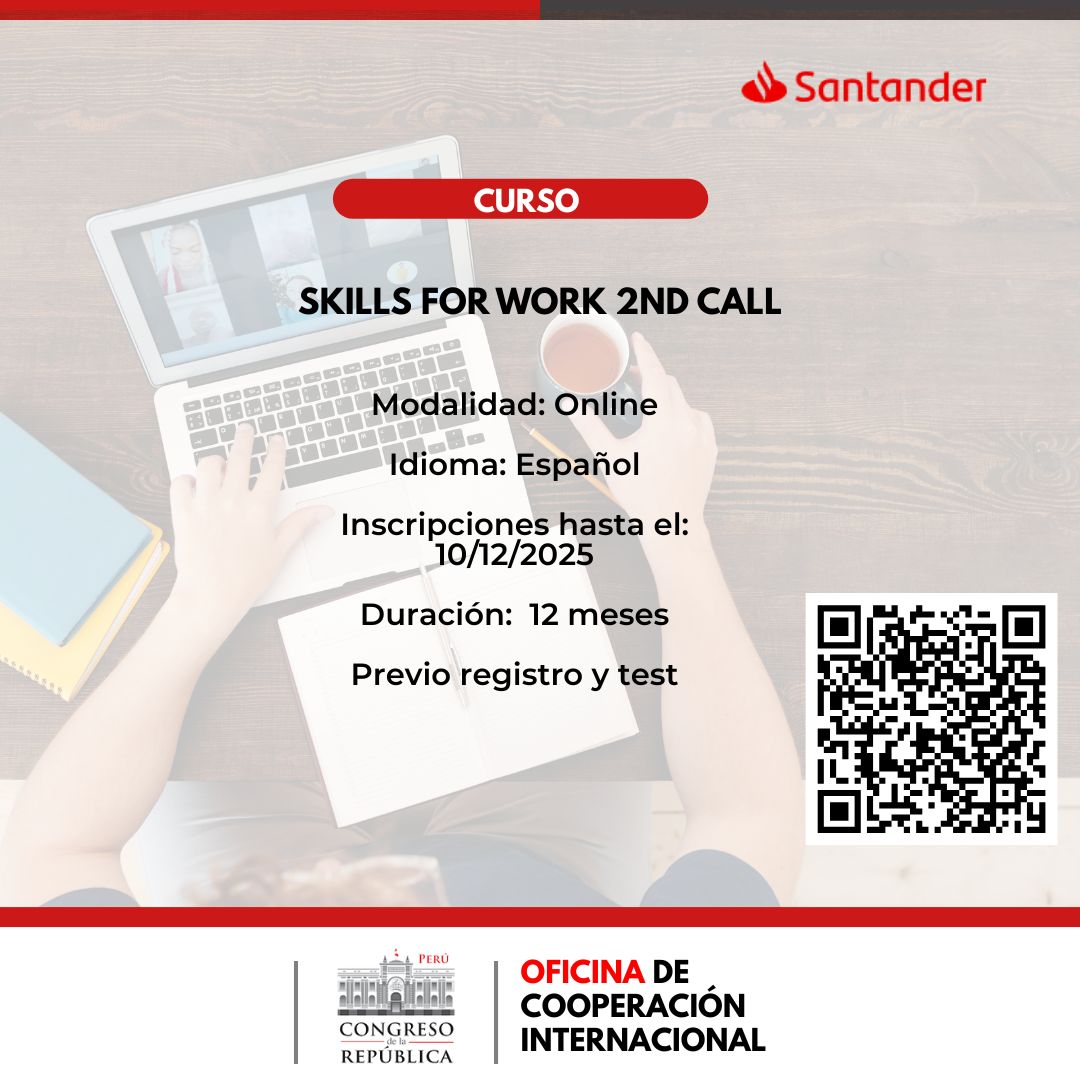 Imagen y enlace al curso de habilidades para el trabajo Skills for Work