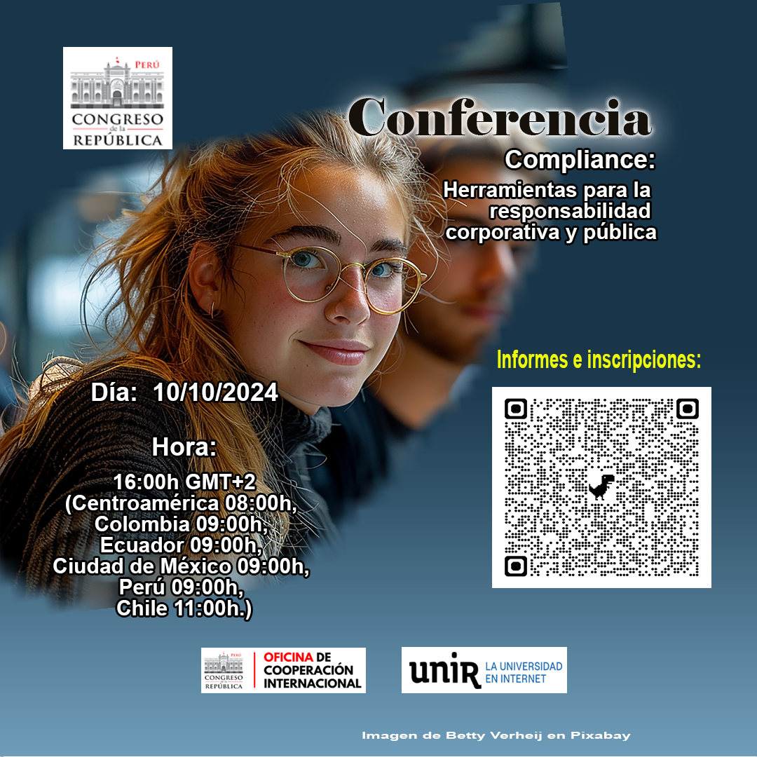 Imgen y enlace a la conferencia de Compliance o cumplimiento normativo