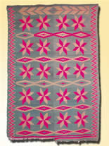 Frazada de estrellas y bandas de cocos