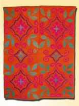 Frazada de dichado de arabescos