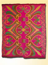 Frazada de dichado de corazones