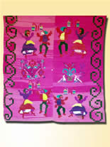 Frazada pictórica de dichado