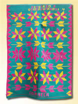 Frazada con estrellas y palmas