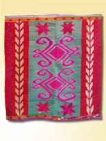 Frazada de flores, estrellas y palmas