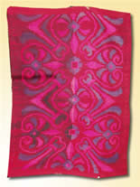 Frazada de bandas de estrellas y palma